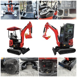 Mini-excavatrice sur chenilles de 20 tonnes, machine hydraulique de terrassement pour la construction et le creusement de fossés - Product Image 4