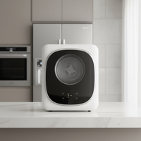 Mini lave-linge domestique de 4 kg, compact et portable, avec sécheuse à chaussures