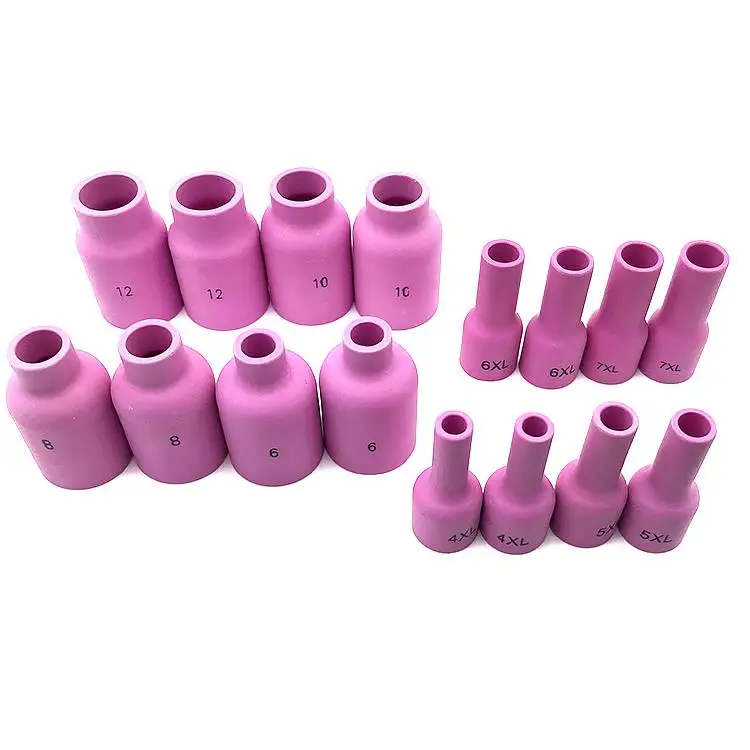 #12 Ceramic TIG Welding Cup & Alumina Nozzles - 2Pcs For WP-9/20/25 Air-Cooled Welding Torch, Durable High-Temp Shield Cups-676180