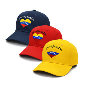 Gorra de Béisbol Bordada de Venezuela con Patrón de Letras en Sarga, Gorra Personalizada Bordada Transpirable para Hombres y Mujeres, Ropa Urbana para Exteriores - Product Image 1