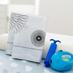 <span class=keywords><strong>Sac</strong></span> de compression sous vide en plastique pour la maison, motif tournesol, pour doudounes et couettes - Product Image 5