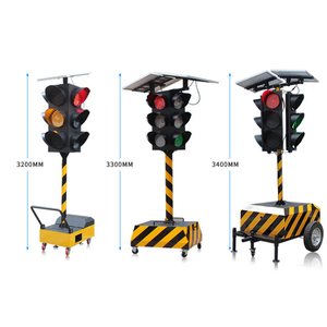 Đường giao thông ánh sáng di động tạm thời năng lượng mặt trời LED xây dựng đường giao thông di động tín hiệu ánh sáng - Product Image 6