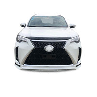 Nouvelles pièces de pare-chocs avant de voiture ABS kits de carrosserie noirs pour Toyota Fortuner 2016-2019 à Lexus