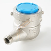 Medidor mecánico de agua fría de chorro múltiple de tipo seco cuerpo de acero inoxidable R200 con precio de fábrica de alta calidad