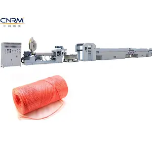China CNRM fibrillated polypropylene concrete fiber/ macro fibers making extruder machine/ complete production line
