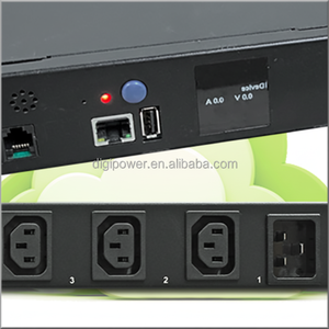 8พอร์ต230V 16แอมป์แร็ค PDU สวิตช์ไฟระยะไกลสวิตช์ - Product Image 1
