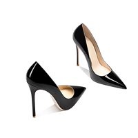 Personnalisé classique noir rouge blanc bleu mariage mariée Banquet élégant Sexy bout pointu dames femmes creux talons aiguilles pompes