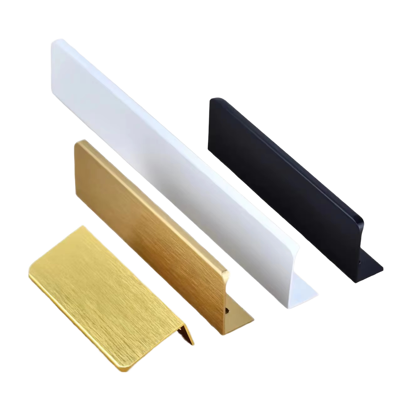 Modern Concise Edge Pull Handle Handle Pull for Kitchen Cabinet Hardware Handle for Kitchen
