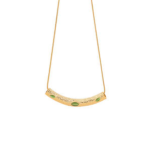 Collana ad arco irregolare oro Vintage collana con cuore di perle bianche e amore per donne festa di laurea gioielli regalo - Product Image 6