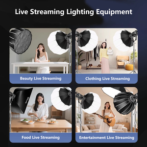 Éclairage photographique COB, lumière vidéo LED de jour, lampes de photographie, lampe de remplissage pour studio audio, <span class=keywords><strong>photo</strong></span>, streaming en direct et film - Product Image 5