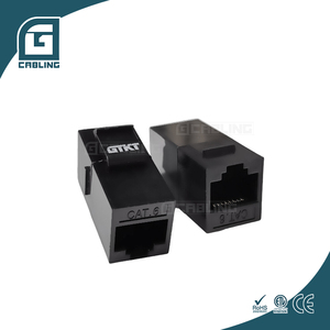 Gcabling Krone Blank Cat5e Cat6 Cat6a Cat7 Male FTP UTP STP Farbige RJ45 <span class=keywords><strong>Keystone</strong></span> Jack Female RJ45 Werkzeugloser Einsatz-Koppler - Product Image 5