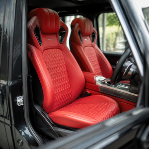 Kit de mise à niveau complet de l'intérieur de style <span class=keywords><strong>BRABUS</strong></span> de luxe pour Mercedes Benz Classe G G63 G500 G550, sièges sport imperméables, réfrigérateur, équipement d'avion - Product Image 1