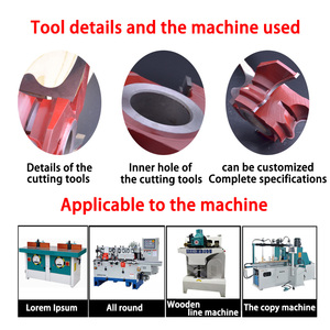 Cuchillas para Pasamanos de Escaleras de Metal Duro YUFU, Herramientas de Corte de Madera Personalizables, Soporte OEM, HRC55/HRC60, Fresado y Grabado Convencionales - Product Image 5