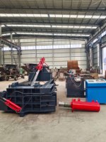 Presse à balles automatique pour déchets de cuivre et d'aluminium avec moteur