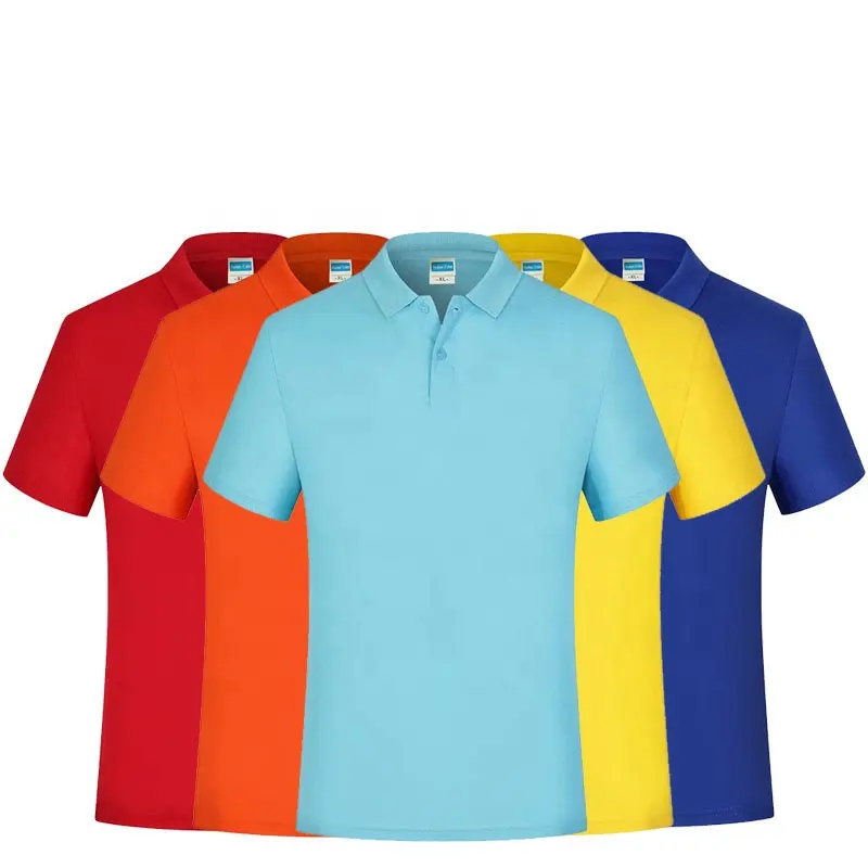 JL1212B professionale Golf fornitore di abbigliamento Polo t-shirt ricamata in morbido cotone tinta unita Polo Polo t-shirt per gli uomini