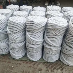 Cuerda de fibra cerámica Precio al por mayor Cuerda de aislamiento de fibra cerámica 3mm