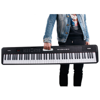 High Quality 88 Keys Portable Electric Piano Keyboard MIDI BT with Various Functions