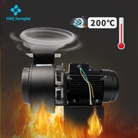 Ventilateur centrifuge multi-plates Hongke CY en fonte, résistant aux hautes températures, silencieux, électrique 120W 220V, souffleur OEM domestique 22