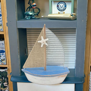 Table de <span class=keywords><strong>bateau</strong></span> en bois pour décoration intérieure personnalisée avec étoile en résine attachée boîtes en bois et enseignes murales pour l'artisanat - Product Image 1