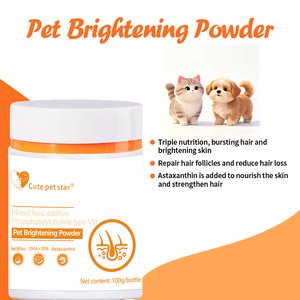 Complément de lécithine pour animaux de compagnie avec DHA, EPA et astaxanthine pour la croissance du pelage et la réparation de la peau en poudre - Product Image 3