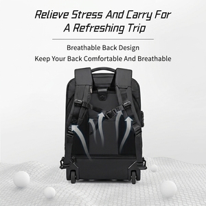 <span class=keywords><strong>Mochila</strong></span> <span class=keywords><strong>Arctic</strong></span> <span class=keywords><strong>Hunter</strong></span> de Fábrica, Moderna, Expandible, Impermeable, Resistente, con Ruedas para Portátil, Ligera, de Gran Capacidad - Product Image 4