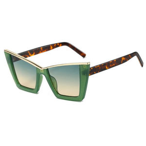 <span class=keywords><strong>Lunettes</strong></span> <span class=keywords><strong>de</strong></span> <span class=keywords><strong>soleil</strong></span> <span class=keywords><strong>tendance</strong></span> pour femmes 2325, style œil <span class=keywords><strong>de</strong></span> chat, monture large <span class=keywords><strong>2023</strong></span> avec verres UV400 disponibles en vert, jaune, rouge, bleu, matière PC - Product Image 3