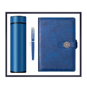 Premium Office <b>Notebook</b> Journal Luxury PU Leather A5 <b>Notebook</b> with Pen Custom <b>Notebook</b> Gift Set for Business Corporate - Product Image 2
