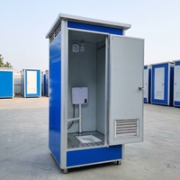 Installation rapide, écologique, durable, toilettes portables fabriquées à partir de conteneurs, design moderne pour les interventions en cas de catastrophe, utilisation en extérieur, parc, boutique
