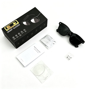 <span class=keywords><strong>Gafas</strong></span> Inteligentes JS03 <span class=keywords><strong>Pro</strong></span> con IA, Cámara HD de 12MP, Control Táctil, Marco de Metal y Plástico, Traducción IA de Vanguardia, Grabación de Video - Product Image 1