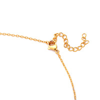Collier en acier inoxydable avec initiale L, personnalisable, tendance, plaqué or, 18 pouces, accessoires coréens