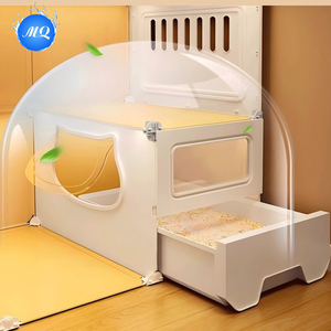Hot Seller All-in-One <strong>Cat</strong> House Luxury Modern Wood <strong>Cat</strong> Villa with Thickened Platform Litter Box Bed <strong>Cage</strong> for Indoor Home <strong>Cats</strong> - Product Image 5