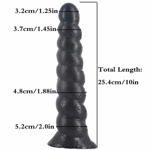 FAAK - Dildo Espiral de 10 Pulgadas, Juguete Sexual Anal para Hombres o Mujeres - Product Image 2