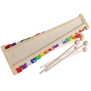 Xylophone Glockenspiel en métal coloré à 15 tons, instrument de percussion Orff pour enfants, jouet musical éducatif précoce pour enfants - Product Image 4