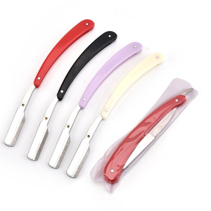 <span class=keywords><strong>Afeitadora</strong></span> de Seguridad Manual Plegable de Acero Inoxidable Estilo Clásico para Hombre, Cuchilla de Barbero Económica - Product Image 1