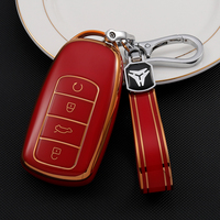 Coque souple en TPU pour porte-clés de voiture Chery Tiggo Arrizo OMODA JAECOO Fulwin Bonus Very Forza J2 Celer Envy Rings Keychain Bag