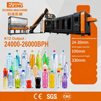 Machine de soufflage PET personnalisable 500ml-2L 26000BPH pour la production de bouteilles d'huile comestible et d'eau, machine de moulage par soufflage multi-cavités