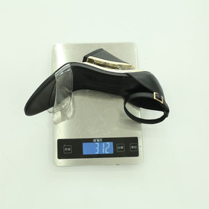 Sandales d'été à talons compensés hauts pour femmes, en PVC, à bride unique, avec bride de cheville, pour l'extérieur, style escarpins habillés - Product Image 6