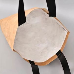 Sac fourre-tout en papier Tyvek imperméable de grande capacité avec logo personnalisé, écologique, lavable, sac à bandoulière pour femmes, vente en gros - Product Image 3