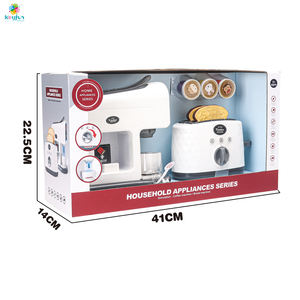 Cafetera profesional 2 en 1, tostadora <span class=keywords><strong>de</strong></span> pan, pantalla táctil, simulación <span class=keywords><strong>de</strong></span> elaboración <span class=keywords><strong>de</strong></span> cerveza, luz/efectos <span class=keywords><strong>de</strong></span> sonido, tostada emergente automática <span class=keywords><strong>de</strong></span> plástico - Product Image 6