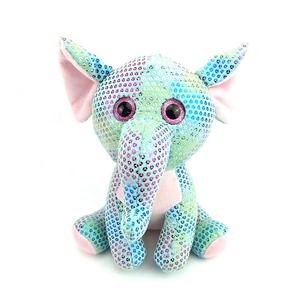 Commercio all'ingrosso 25cm simpatico <span class=keywords><strong>Panda</strong></span> gatto peluche peluche in tessuto dorato Glitter occhi ricamati corpo di cotone e riempimento in cotone PP - Product Image 4