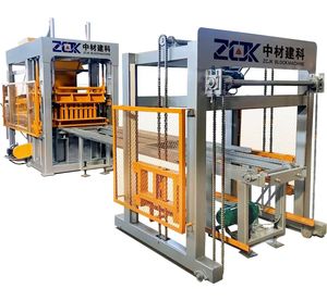 Machine de fabrication de briques à emboîtement hydraulique entièrement automatique ZCJK QTY6-15 machine de fabrication de dalles de pavage en briques de ciment - Product Image 1