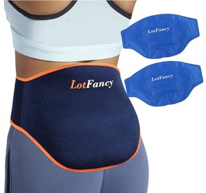 Có Thể Điều Chỉnh Dây Đeo Tái Sử Dụng Trở Lại Pain Relief 2 Gel Gói Nóng Lạnh Nén Thấp Lại Băng Bọc - Product Image 2