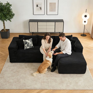 <span class=keywords><strong>Canapé</strong></span> modulaire de luxe pour salon moderne, <span class=keywords><strong>canapé</strong></span> en forme de L, <span class=keywords><strong>canapé</strong></span> convertible en lit, <span class=keywords><strong>canapé</strong></span> compressé sans os - Product Image 2