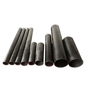 Astm A53 Api 5l Black Iron Metal Tube Hollow Section Pipe Oil Gas Pipeline Seamless Carbon Steel Pipe And Tube
