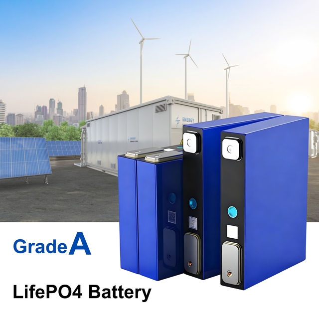 Brand New 3.2V 52Ah LiFePO4 Prismatic Lithium Ion Battery Cells High Quality CE/RoHS/UN38.3/ Certified Blue 2500 Cycles 8-Year