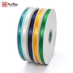 FangZHI Satin Ribbon 1Cm Polyester Woven Solid Color For <b>Wedding</b> Gift Packaging <b>Cake</b> <b>Boxes</b> - Product Image 1