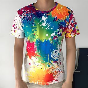 T-shirt sportiva personalizzata con stampa sublimatica integrale, 100% poliestere, design personalizzabile, asciugatura rapida, ideale per la corsa. - Product Image 3