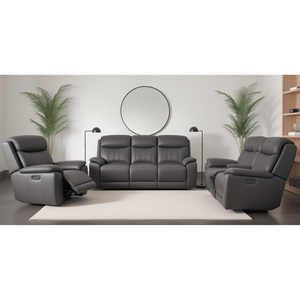 Sillón Reclinable Moderno de Cuero Ecológico de Lujo, 1+2+3 Plazas para Sala de Estar, Base de Metal XM011212, Sillón Reclinable Moderno para Sala de Estar XM011212 XM0 - Product Image 6