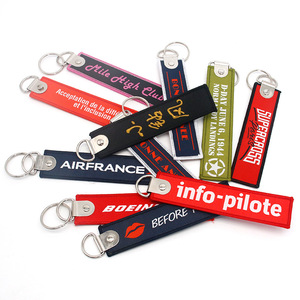 Customized Double-Sided Fabric Embroidered Rubber <b>Keychain</b> with <b>Custom</b> Logo <b>Custom</b> Size & Design Eco-Friendly Promotional Gift - Product Image 3