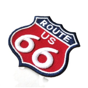 Işlemeli toptan en kaliteli ucuz fiyat rota 66 abd tam nakış yama - Product Image 2